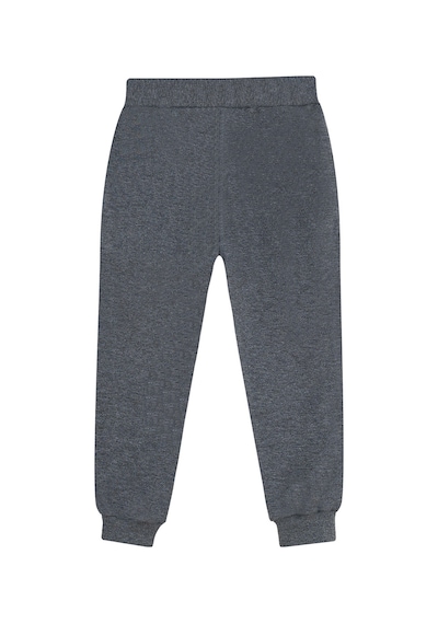 Unisex Çocuk Kışlık Basic Antrasit Beli Lastikli Eşofman Altı 6-13 Yaş