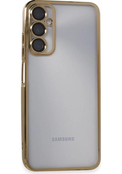 Newface - 276 - Samsung Galaxy Uyumlu A05s Kılıf Razer Lensli Silikon - Csmo-tex - - Gold