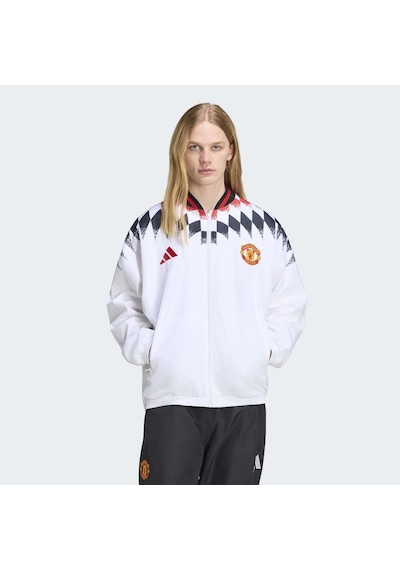 Adidas Manchester United Stadium Erkek Beyaz Ceket Kv4348