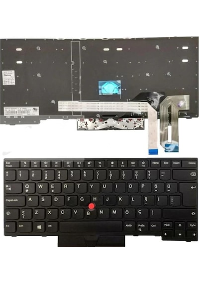 Asya.Depo Lenovo Uyumlu Thinkpad 20Kn007Mtx Klavye Tuş Takımı Siyah Tr