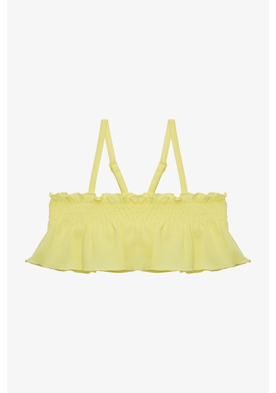 Penti Sarı Kız Çocuk Lilly Lemon Fırfırlı Bandeau Bikini Takımı