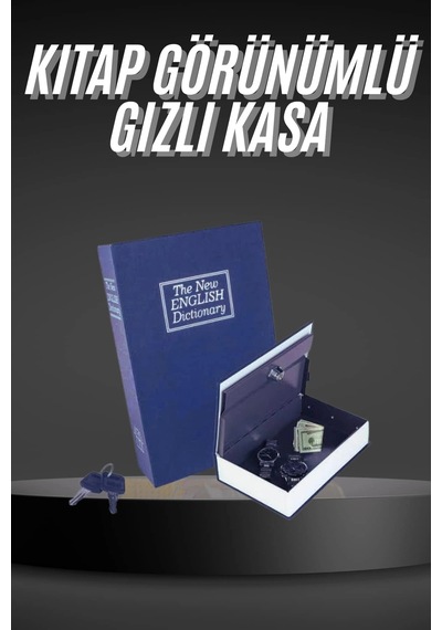 Zenvia Kilitli Gizli Kasa Sözlük Kumbara Kitap Sözlük Görünümlü 18cm Znv2026 01534983