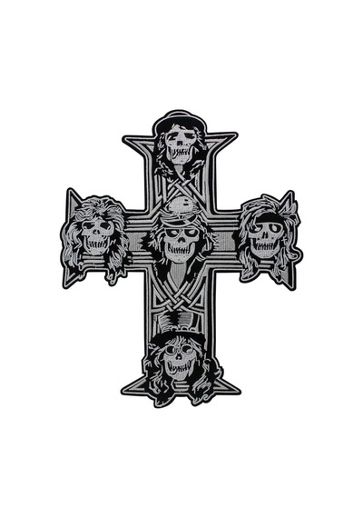 Dükkan Design Gotik İskelet Guns N Roses Patch/yama Renkli