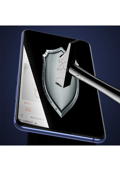 Xiaomi Mi 9T New 5D Privacy Hayalet Cam Ekran Koruyucu Siyah