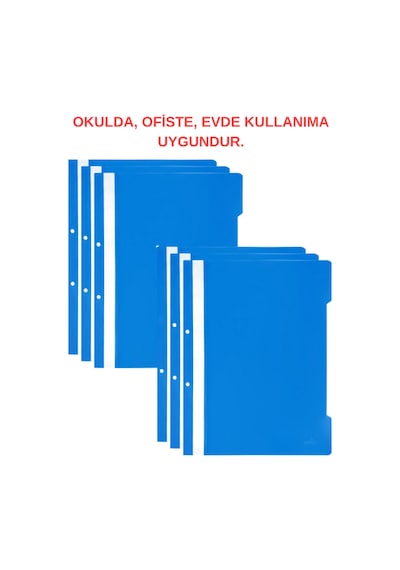 Telli Dosya 50 Li Mavi Evrak Ve Doküman Düzenleme Dosyası Mavi