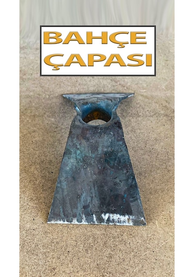 Dövme Demir 2 Uçlu Bahçe El Çapası Çift Taraflı Tarla Çapası Sap Hariç