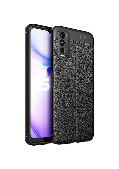 Vivo Y20s Kılıf Niss Silikon Kapak - Siyah Siyah Siyah