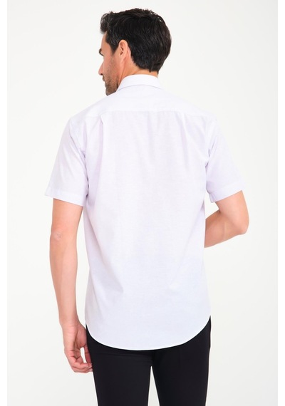 Klasik Kısa Kol Keten Cotton Garneli Hediye Kutulu Erkek Gömlek Fs-000748 - Açık Lila-1678 Klasik Kısa Kol Keten Cotton Garneli Hediye Kutulu Erkek Gömlek Fs-000748 - Açık Lila-1678