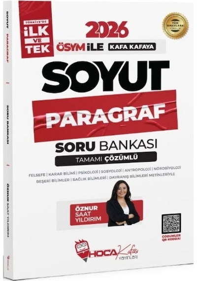 Hoca Kafası 2026 Kpss Tyt Ales Dgs Soyut Paragraf Soru Bankası