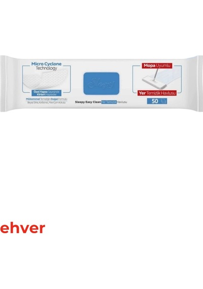 Sleepy 3'lü Easy Clean Çamaşır Suyu Katkılı Mopa Uyumlu Yer Temizlik Havlusu 150 Yaprak Diğer