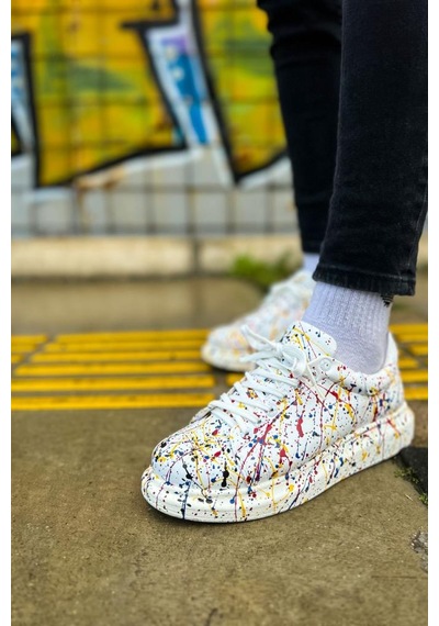 CH254 CST Pittura Erkek Ayakkabı 498 SARI / MAVI / KIRMIZI SPLUSH