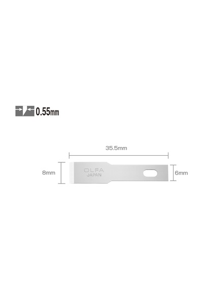 Olfa Kb4-F/5 Maket Bıçağı Yedeği 5 Li