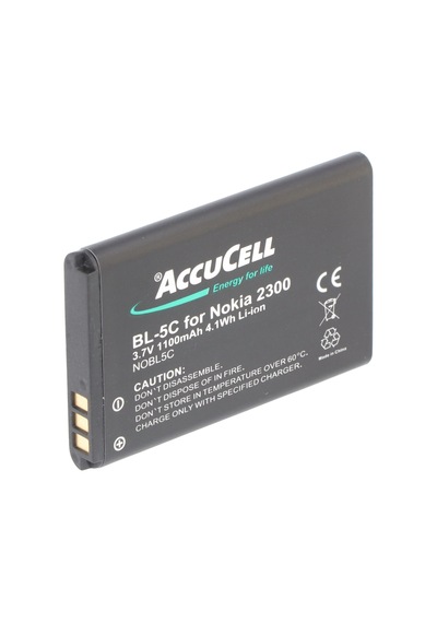 Nokia 6670, Bl-5c, 750mah İçin Uygun Accucell Batarya