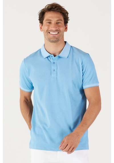 Ac&Co / Altınyıldız Classics 4A4820200047Sabm Düğmeli Polo Yaka Cepsiz Slim Fit Erkek Tişört Saks Mavisi - Beyaz Saks Mavi Ac&Co / Altınyıldız Classics 4A4820200047Sabm Düğmeli Polo Yaka Cepsiz Slim Fit Erkek Tişört Saks Mavisi - Beyaz Saks Mavi