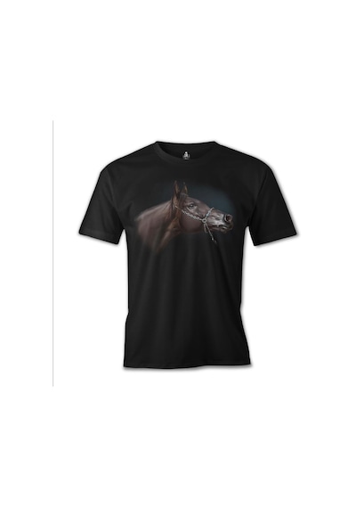 At 6 Siyah Erkek Tshirt