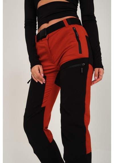 Q&Steinbock Q Steinbock Otis Korduralı Kadın Outdoor Pantolonu Turuncu