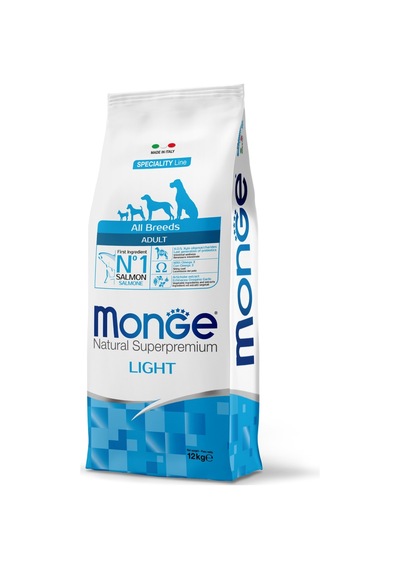 Monge Light Somonlu Pirinçli Yetişkin Diyet Köpek Maması 12 Kg