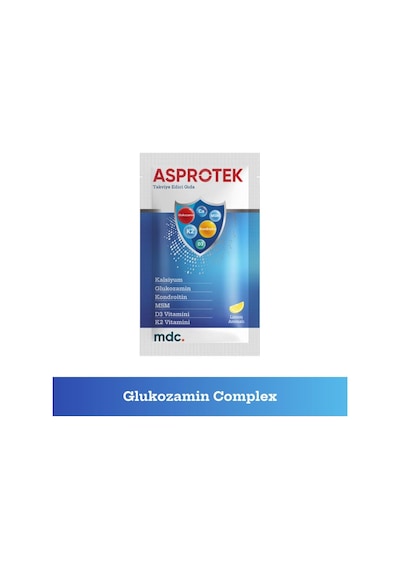 Asprotek Glukozamin, Kondroitin, Msm, Kalsiyum 30 Saşe