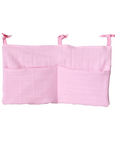 Bebek Beşik Yanı Organizer 2 Cepli Pratik Organizer Pembe