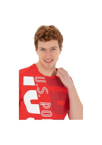 U.S. Polo Assn. Erkek Bisiklet Yaka T-shirt 1573137 Kırmızı
