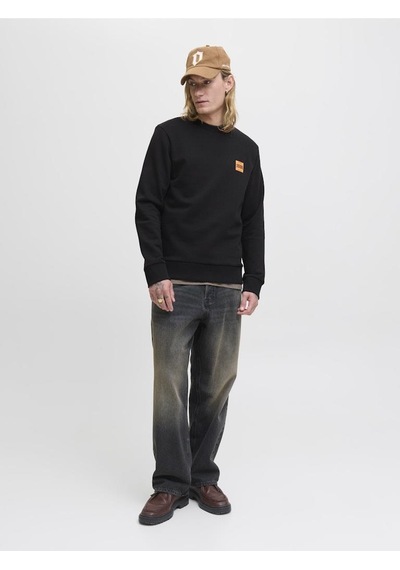 Jack & Jones Brandy Erkek Sweatshirt Bisiklet Yaka Rahat Fit Uzun Kollu Çok Renkli