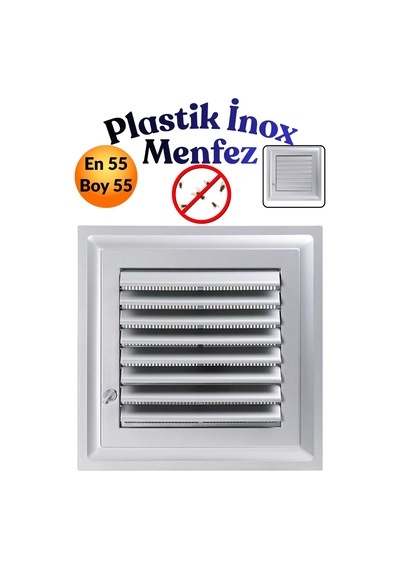 55 X 55 Cm Gri Plastik Menfez - Banyo, Wc Ve Tuvalet İçin Panjurlu Havalandırma Kapağı Izgarası Pencere 55x55 Panjur Sineklik Kapağı Izgarası Hava Kanalı Çıkışı Duvar Cam Kare Aspiratör Baca Teli 55 X 55 Cm Gri Plastik Menfez - Banyo, Wc Ve Tuvalet İçin Panjurlu Havalandırma Kapağı Izgarası Pencere 55x55 Panjur Sineklik Kapağı Izgarası Hava Kanalı Çıkışı Duvar Cam Kare Aspiratör Baca Teli