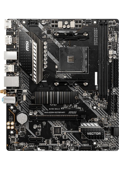 MSI MAG A520M Vector WIFI AMD A520 4600 MHz (OC) DDR4 Soket AM4 mATX Anakart