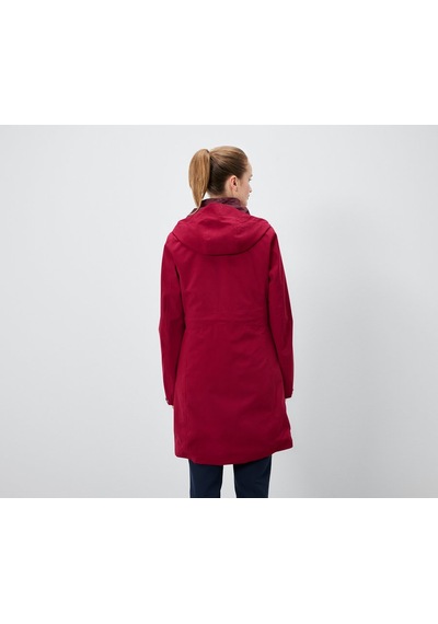 Tchibo Kadın Outdoor Mont, 3 Ü 1 Arada, Bordo Bordo
