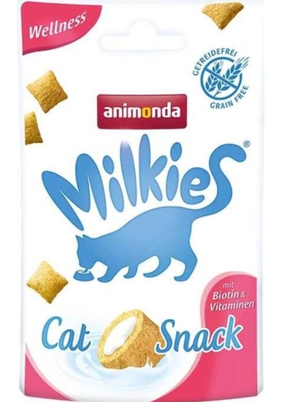 Animonda Milkies Wellnes Mit Biotin & Vitamin Tahılsız Kedi Ödülü 30 G