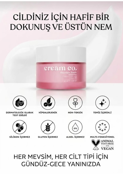 Cream Co. Moisture Bomb Moisturizer 50 ML