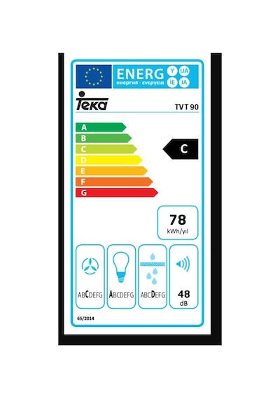 Teka TVT 90 Duvar Tipi 90 CM Davlumbaz