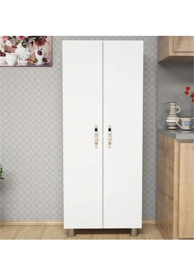 Ahsen Tamamı MDF Çok Amaçlı 4 Bölmeli Mutfak Banyo Dolap Kitaplık