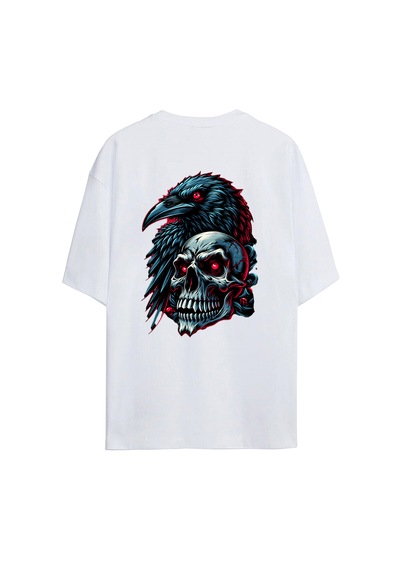 Ogc Karga Oversize Unisex T-shirt Beyaz