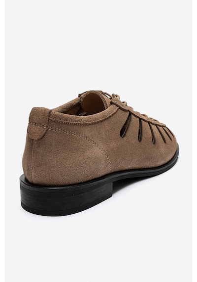 Luvishoes Astron Toprak Süet Hakiki Deri Kadın Yazlık Casual Ayakkabı