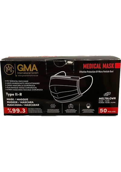 Gma 3 Katlı Melt-Blown Maske Yetişkin 50'li