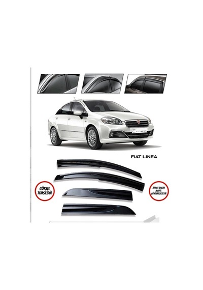 Fiat Linea Cam Rüzgarlığı - Kutulu Gönderim - Lazer Kesim