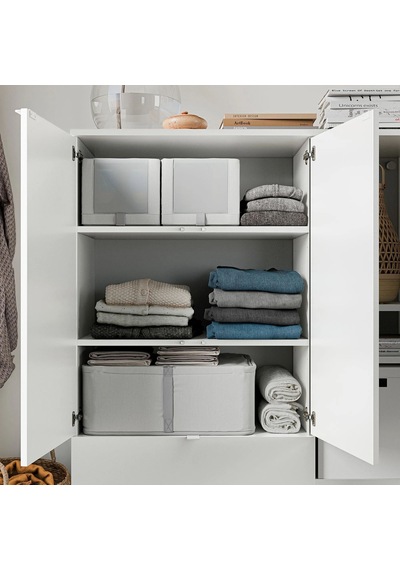 Ikea Hemmafıxare Saklama Hurcu 34 X 51 X 19 Cm Beyaz - Gri