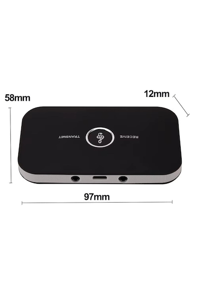 Cr19 Kablosuz 2in1 A2dp Bluetooth 5.0 Ses Adaptörü Alıcı-verici Transmitter-receiver Tv Pc Araç 3.5mm Aux Rca Kablo