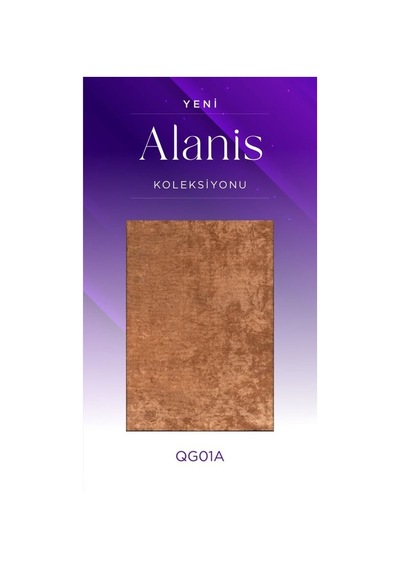 Royal Halı Alanis Qg01a Bakır Pamuk Akrilik Yumuşak Silinebilir Modern Kilim Halı