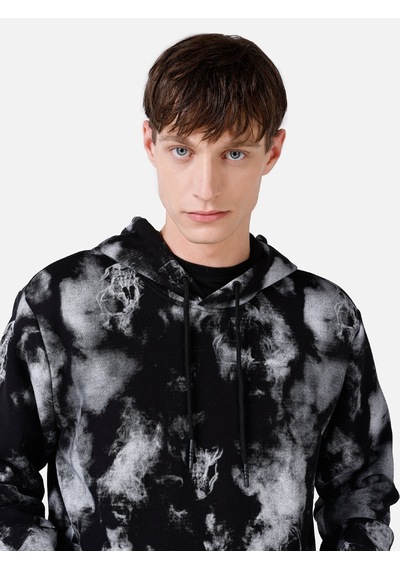 Colin's Colins Regular Fit Baskılı Siyah Erkek Sweatshirt Cl1066554 Siyah