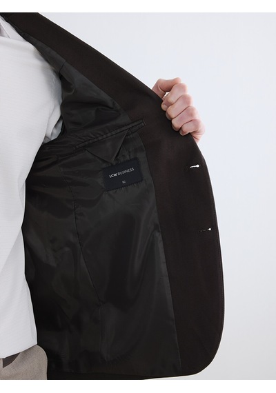 Lcw Busıness Kahverengi Slim Fit Erkek Blazer Ceket
