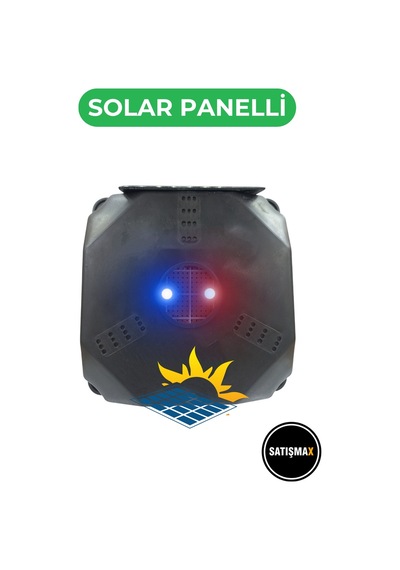 Caydırıcı Ev Ve Araç Güvenlik Yanıp Sönen Alarm Led Işık Solar