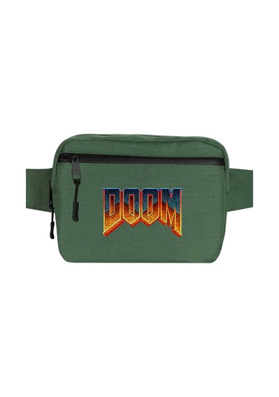 Doom Vintage Yeşil Bel Çantası