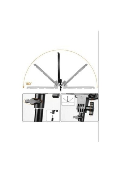 Büyük Boy Ring Light Makyaj Güzellik 5500k 48w Kuaför Kit Çantalı Ve Kumandalı 18 Inç Işık