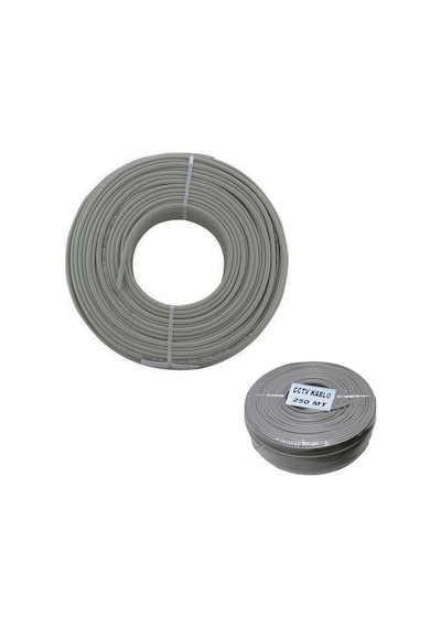 250M Güvenlik Kamera Cctv Kablosu 4+1 Cctv 0.22Mm - 250 Metre