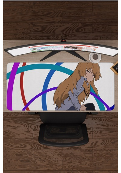 Toradora Anime V2 - 90x40 Xxl Gaming Kauçuk Kaymaz Taban Mouse Pad Fare Altlığı