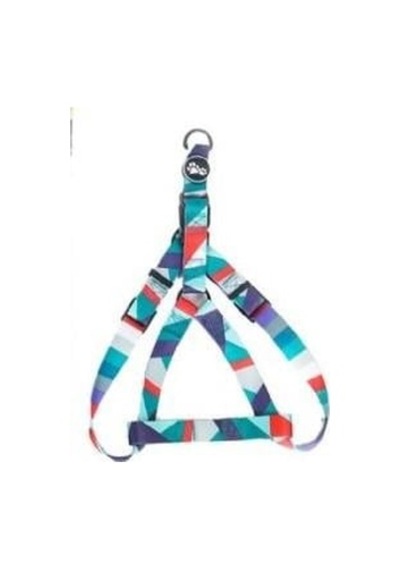 Ally Paws Geometrik Köpek Göğüs Tasması Göğüs: 30 Cm X 60 Cm Çok Renkli