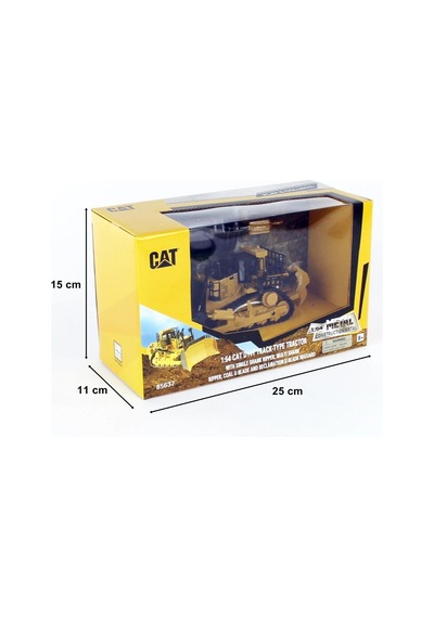 Diecast Masters 85637 1/64 Ölçek, Cat D11 Dozer, Çift Bıçaklı Ve Arka Kesicili, Sergilemeye Hazır Metal İş Makinası Modeli