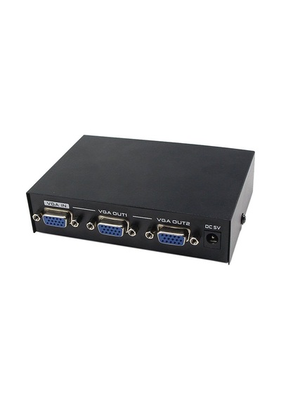 2 Port Vga Splitter 200 Mhz 1 Giriş 2 Çıkış Video Ekran Çoğaltma