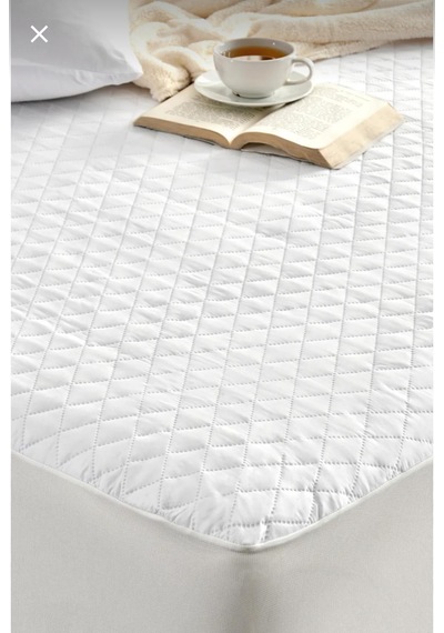Kapitone Fitted Su Geçirmez Beyaz Yatak Koruyucu Alez160x200 Beyaz